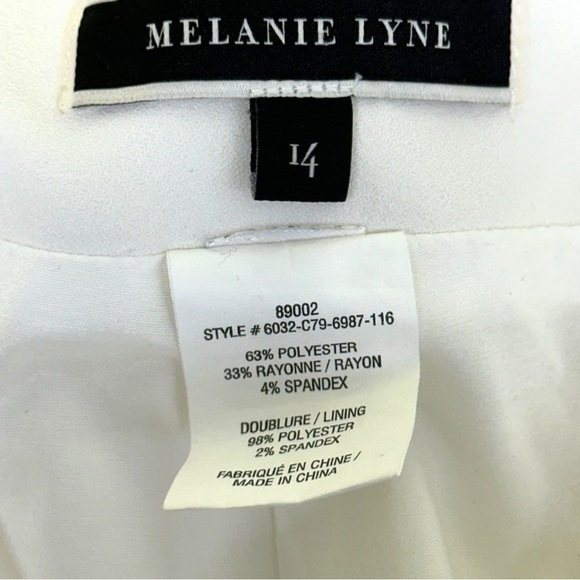 469 - MELANIE LYNE PANTS LINED DRESS Ankle Pants - Picture 12 of 15